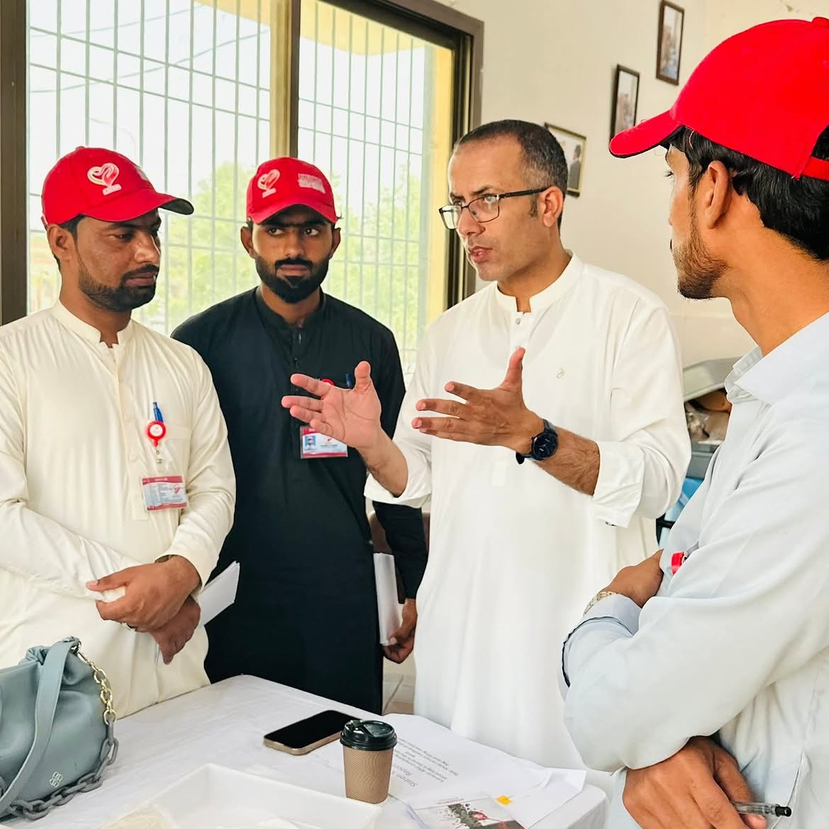 KTCC team at the blood transfusion workshop, Teaching Hospital Turbat