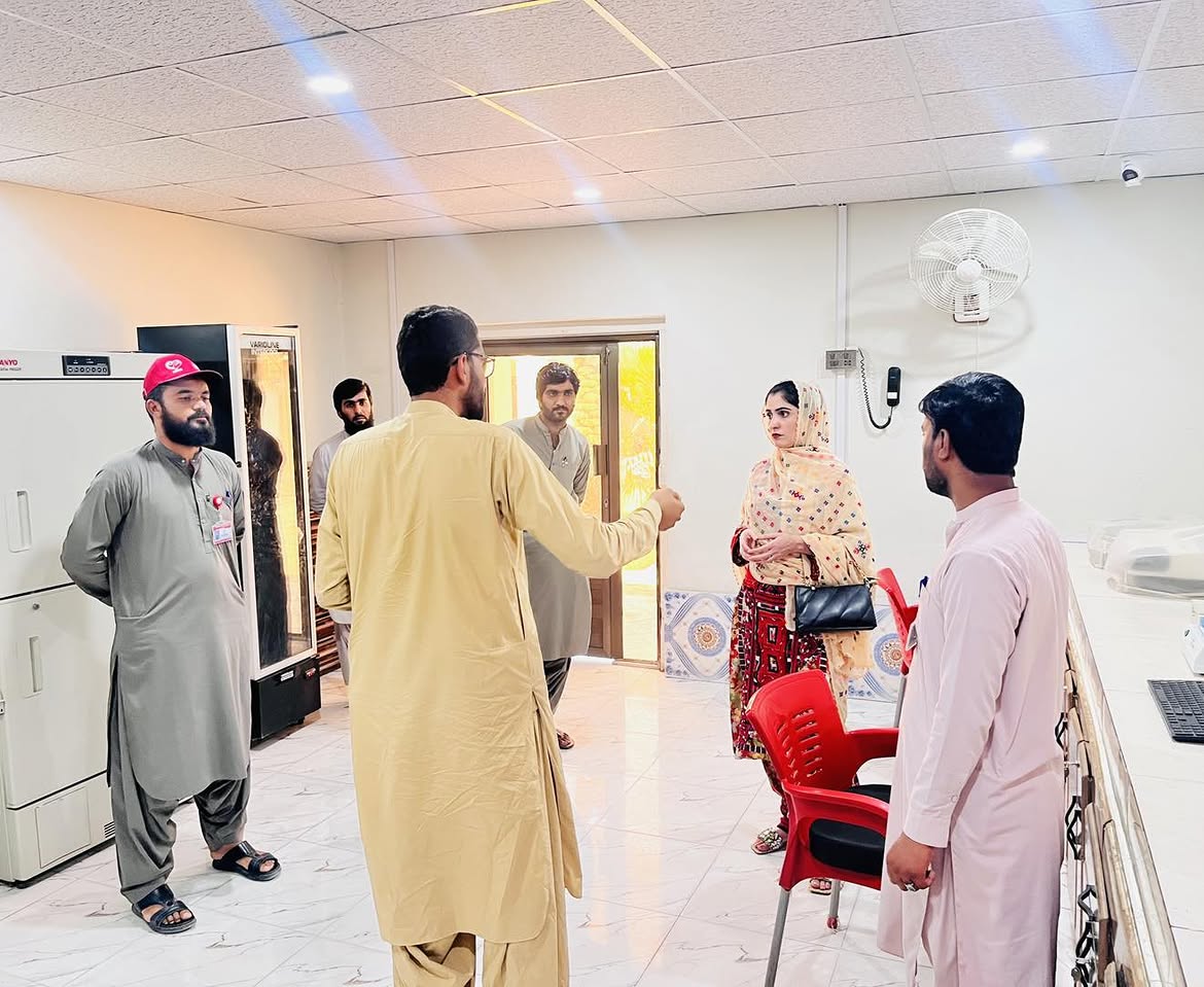 MPA Ms. Meena Majeed visits Kech Thalassemia Care Center