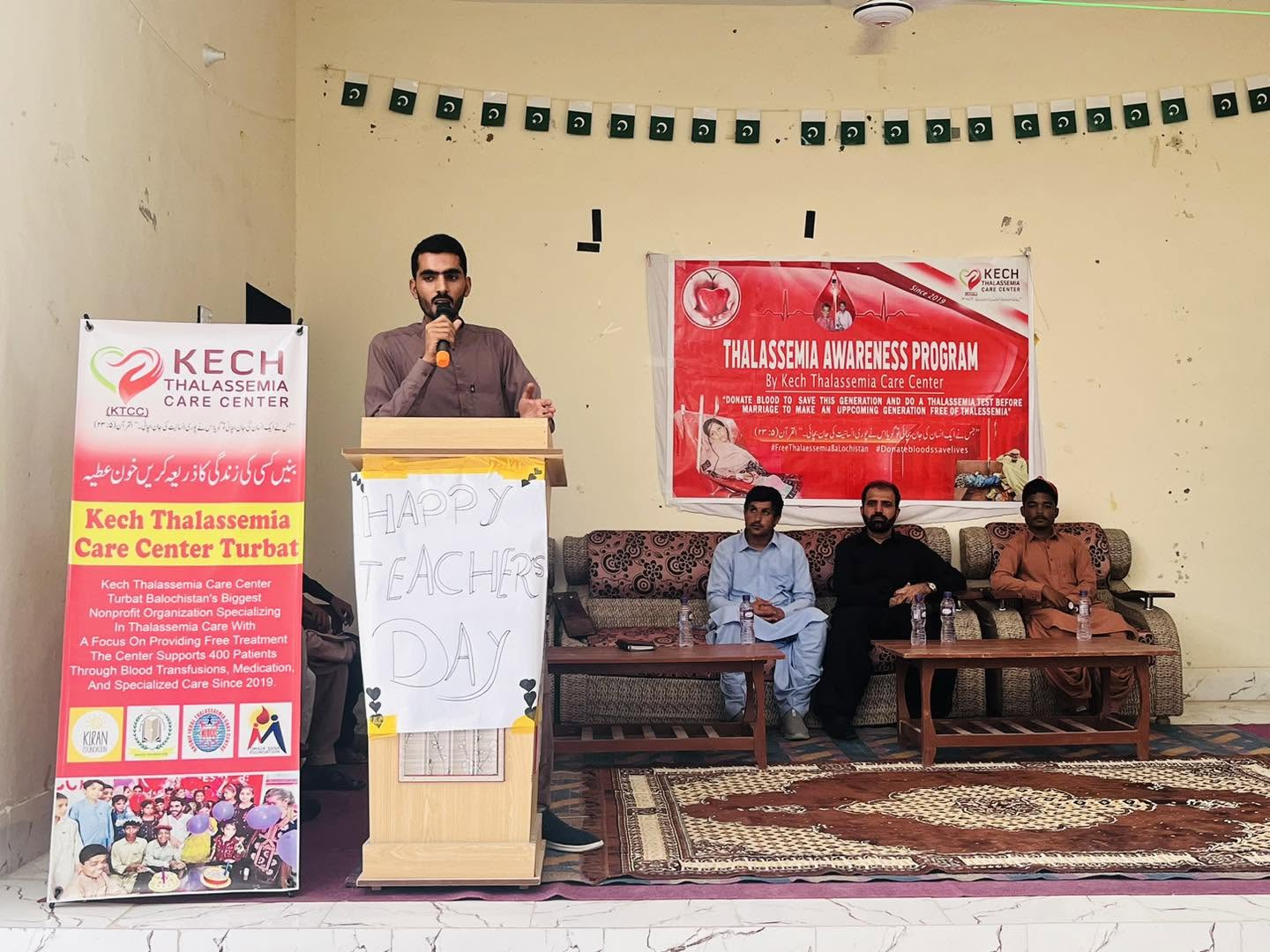 KTCC thalassemia awareness session at a school